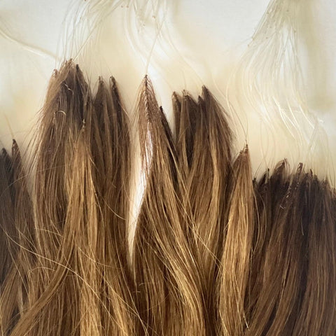 Nano | Feather Human Hair | invisible | 18" Length | Double Drawn