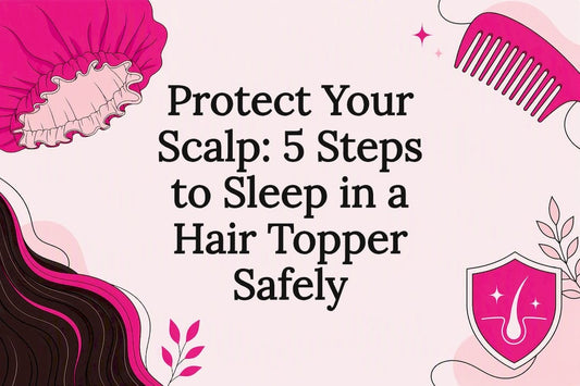 Decorative scalp protection title card