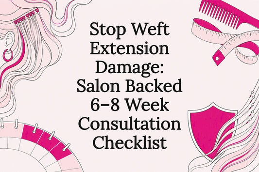 Decorative weft extension consultation title card