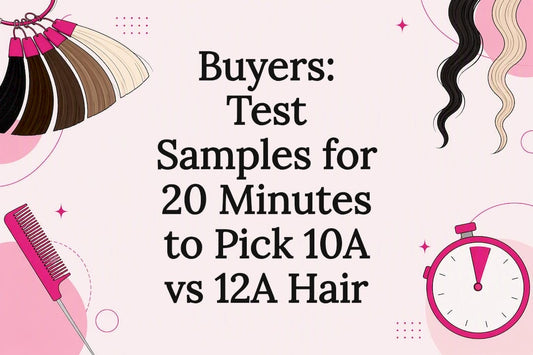 Decorative 10A versus 12A hair comparison illustration