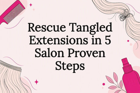 Decorative tangled extensions rescue title card