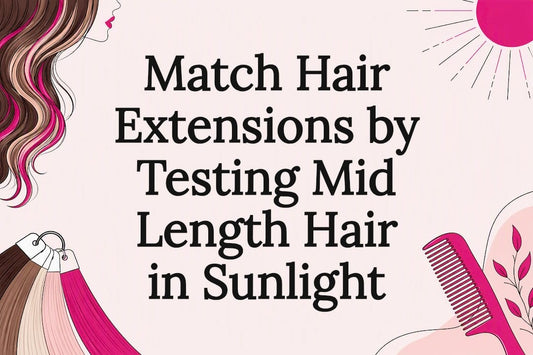 Hair color matching sunlight title card