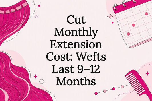 Decorative weft extension longevity title card
