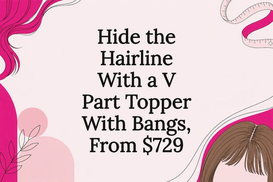Decorative V part topper title card