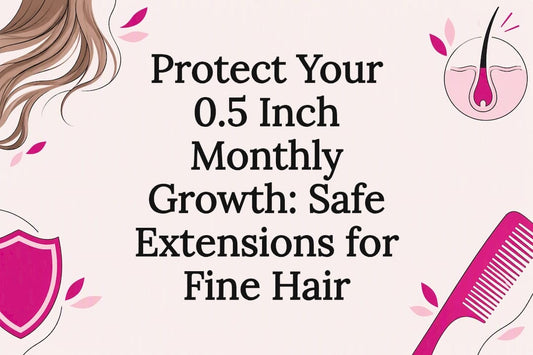 Fine hair extensions protective care title card
