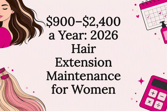 Hair extension maintenance cost title card