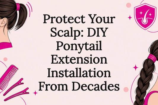 DIY ponytail installation title card