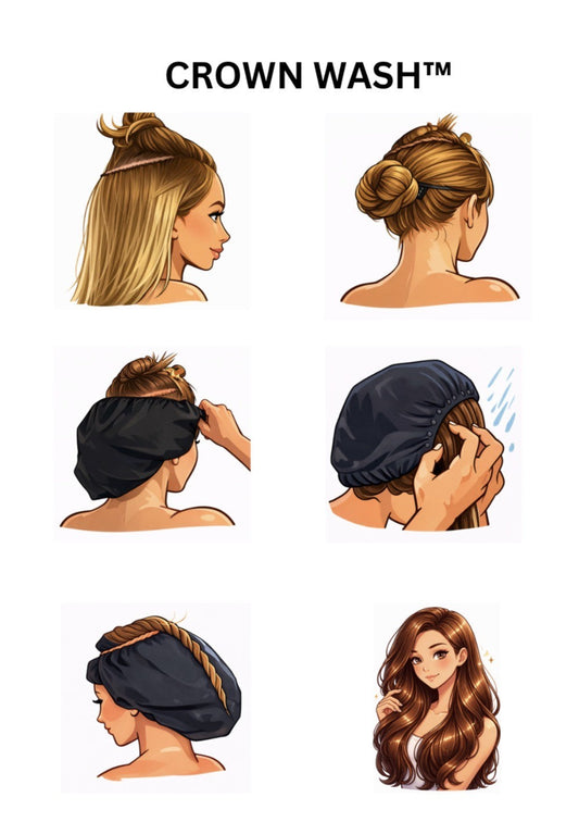 The Crown Wash Shower Cap: How to Wash Your Hair Without Ruining Your Lengths