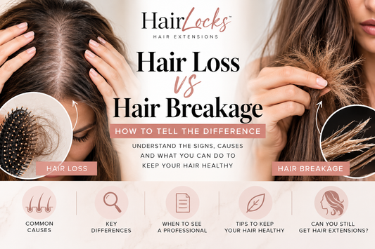 Hair Loss vs Hair Breakage: How to Tell the Difference Before Getting Hair Extensions