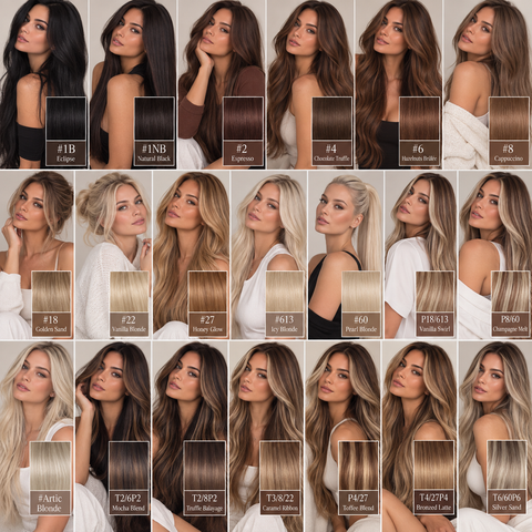 Top-Lock V Part Topper Russian Human Hair