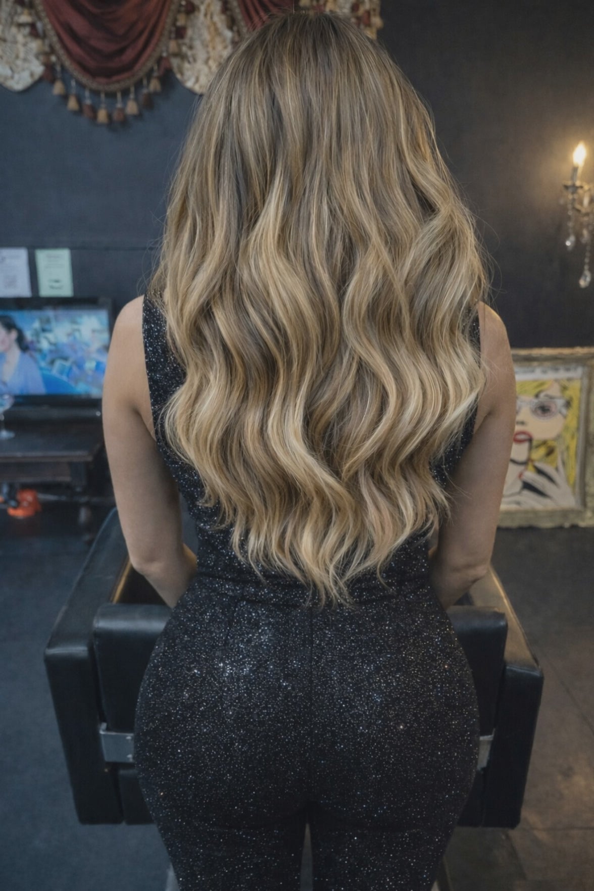 Top-Lock V Part Topper Russian Human Hair