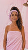 CROWN WASH™ Petal Pink Water-Resistant Shower Cap – Advanced Protection