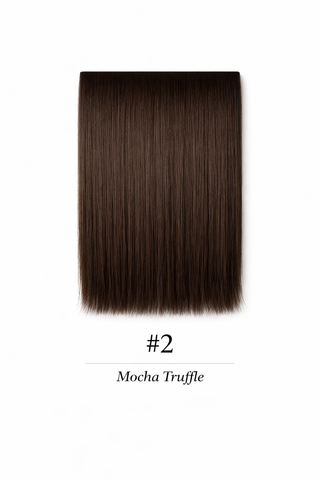 Top-Lock V Part Topper Russian Human Hair