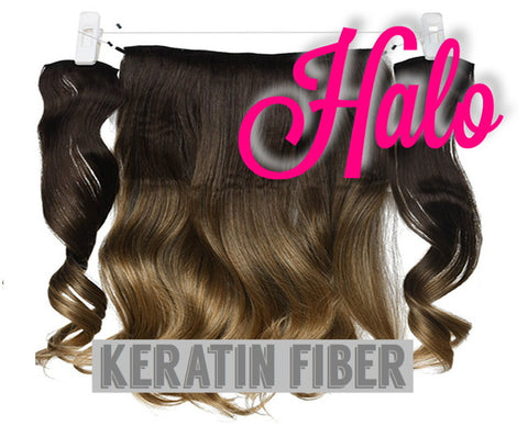 Halo Extensions  | Hair Piece | 18" Length | 185 grams |  Dark Brown Ombre