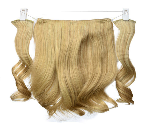 Halo Extensions | Hair Piece | 18" Length | 185 grams | Blonde Bombshell