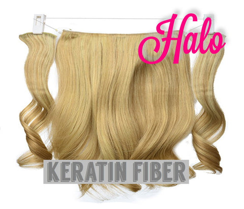 Halo Extensions | Hair Piece | 18" Length | 185 grams | Blonde Bombshell