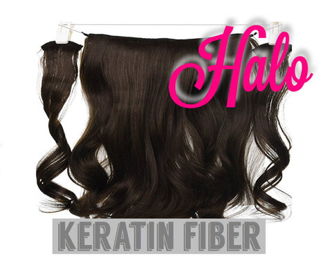 Halo Extensions  | Hair Piece | 18" Length | 185 grams |  Medium Brown