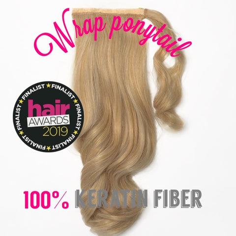 Ponytail Extensions | 20" Length | 85 grams | Bombshell | Blow Dry Wavy | Wraparound Pony