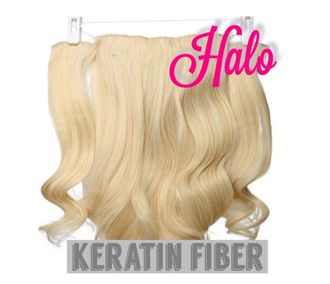 Halo Extensions | Hair Piece | 18" Length | 185 grams | Pure Blonde